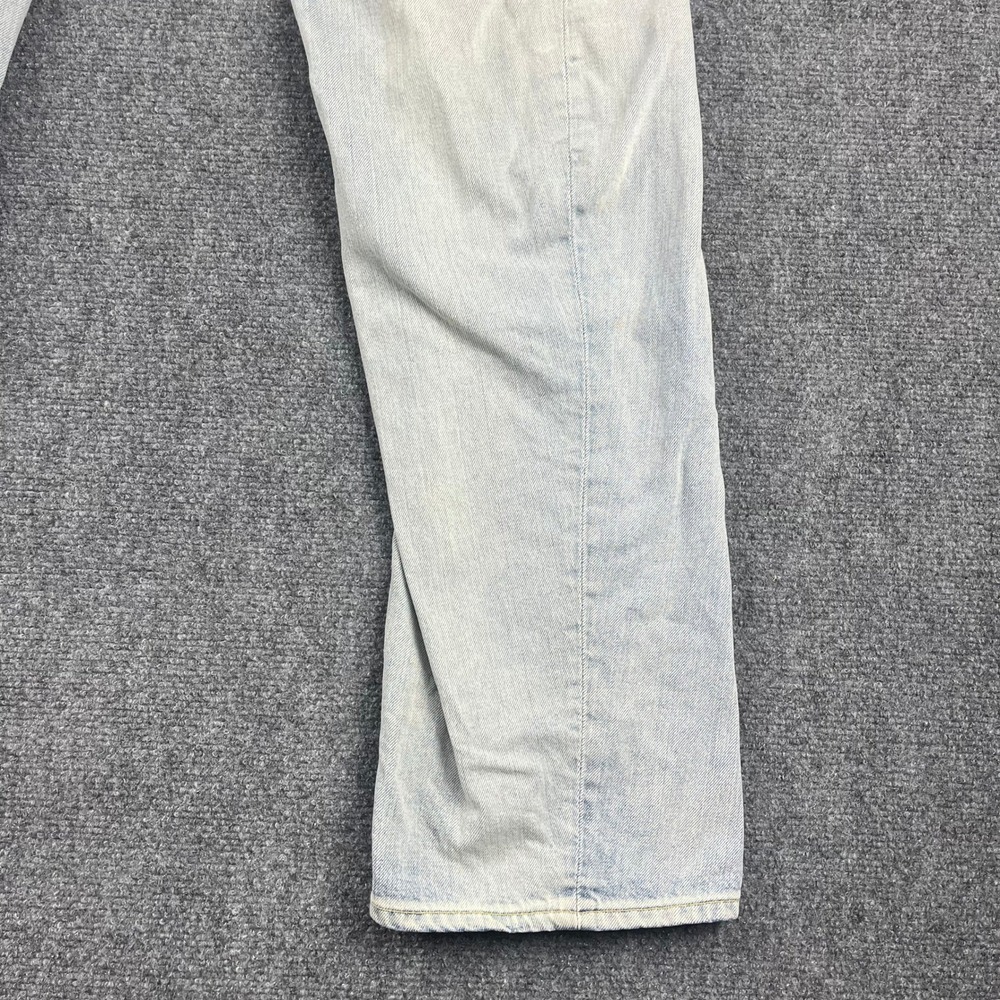 Y2K Levi Engineered Jeans Men 30 Light Wash Twisted Buckle Button Fly 32x32 - Picture 5 of 16